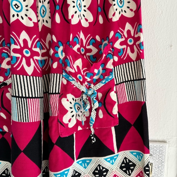 S☀️L Bohemian Flowy Jogger Pants One Size - Picture 2 of 7